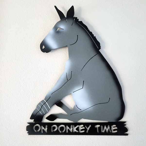 on donkey time